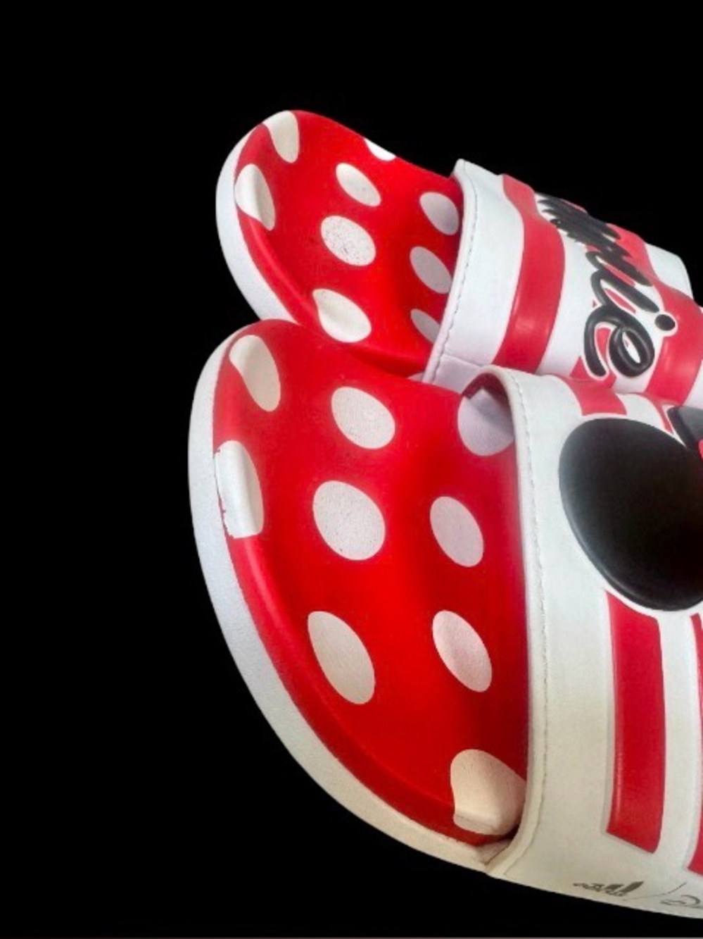 Limited Edition DISNEY MINNIE MOUSE Flip flops by Adidas women’s sandals  size 9 - Picture 5 of 16